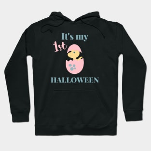 It's my first halloween pink dinosaur Hoodie